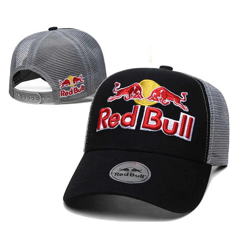 Fashion Red Bull Baseball Cap Embroidery  Men Women Four Season Outdoor Trucker Cap Outdoor Casual Sport Visor Sunscreen Hat