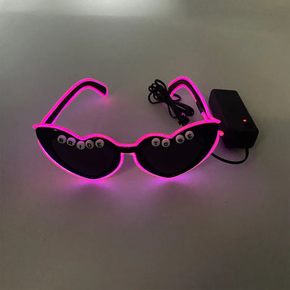 Gafas LED “Just Married” – Regalo Divertido Novios
