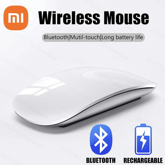 Ratón Inalámbrico Xiaomi Bluetooth – Recargable, Silencioso y Ultrafino, compatible con PC, Mac y iPad