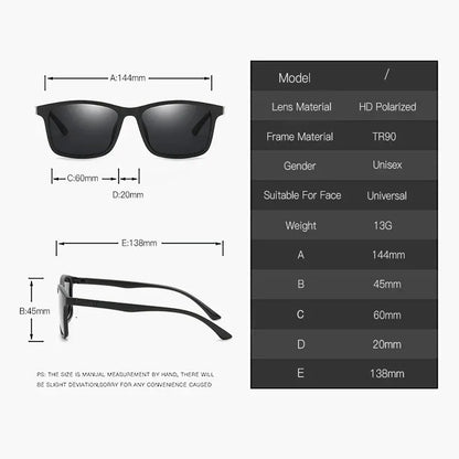 Gafas Lujo Hombre – Polarizadas, TR90, UV400