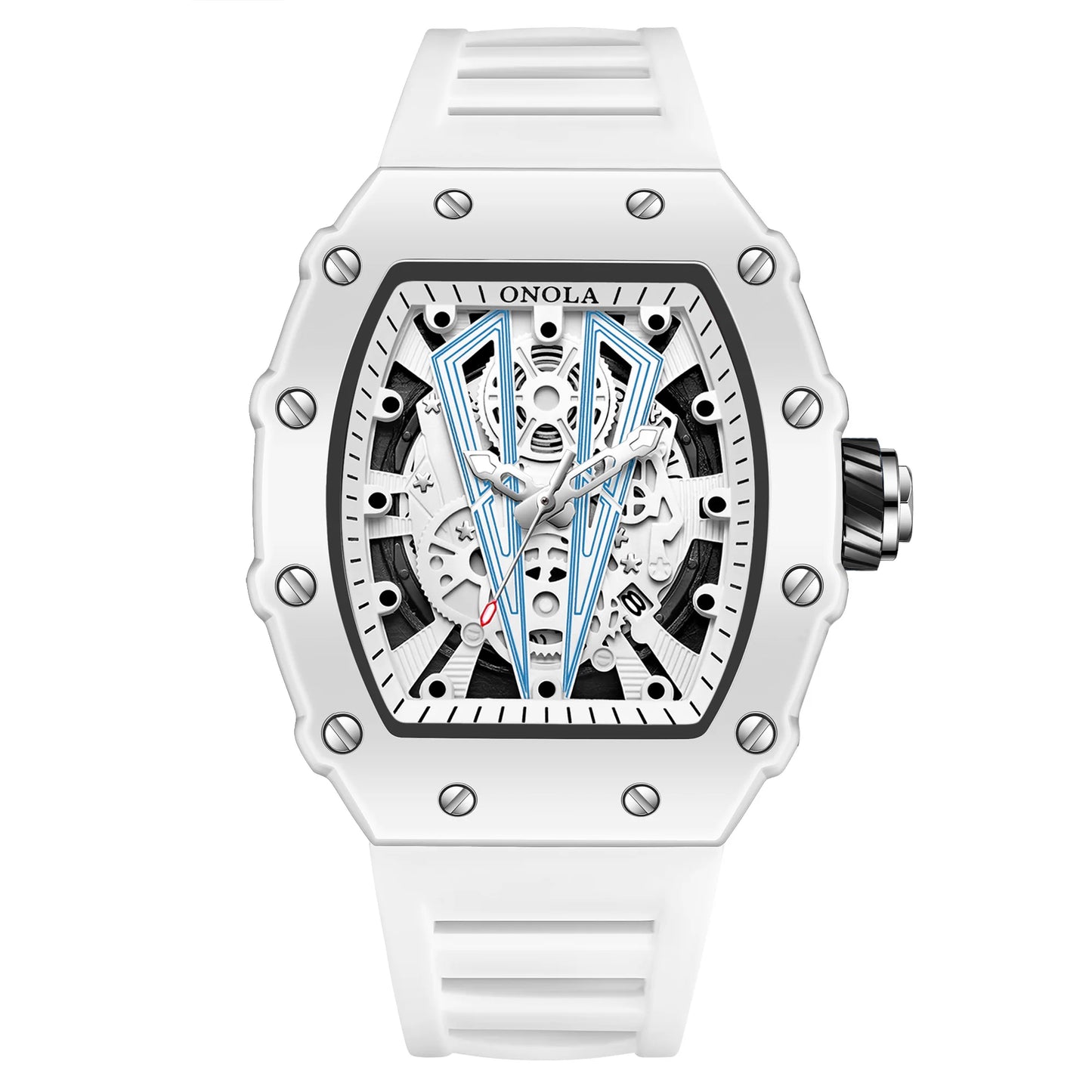 Reloj ONOLA para Hombre – Cuarzo, Resistente al Agua y Correa de Silicona