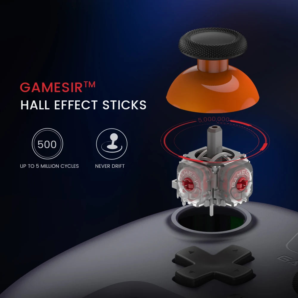 GameSir T4 Nova Lite – Mando inalámbrico para Switch, PC, Steam, iPhone y Android
