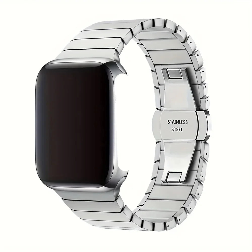 Correa de Titanio para Apple Watch – Acero Inoxidable Compatible con Series 3 al 11 y Ultra