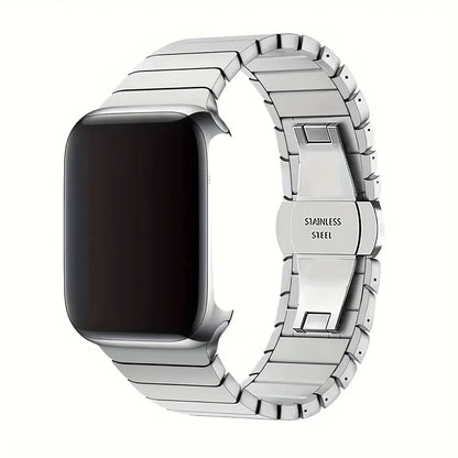 Correa de Titanio para Apple Watch – Acero Inoxidable Compatible con Series 3 al 11 y Ultra