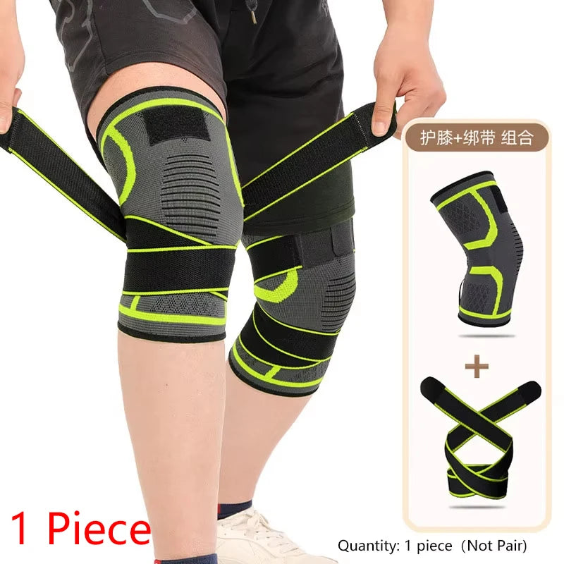 1 Piece Knee Pad, Nylon Sport Knee brace , Running, Fitness, Weightlifting, Cycling, Basketball, Outdoor, Knee Joint Compression