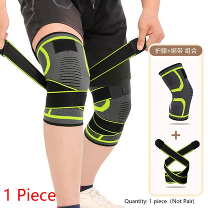 1 Piece Knee Pad, Nylon Sport Knee brace , Running, Fitness, Weightlifting, Cycling, Basketball, Outdoor, Knee Joint Compression