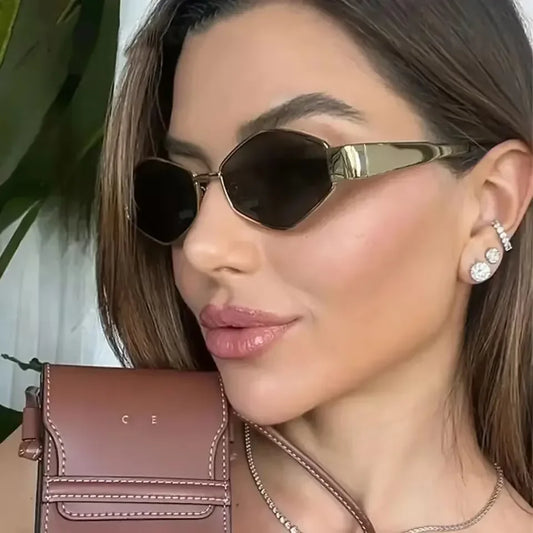 Gafas Hexagon Unisex – Lujo y Marco Pequeño