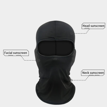 Balaclava Cycling Caps for Men Bicycle Travel Quick Dry Dustproof Face Cover Sun Protection Hat Windproof Sports Hood Ski Mask