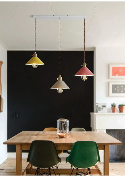 DINDALLED Modern Pendant Light E27 Chandeliers for Living Room Dining Room Kitchen Bedroom Pendant Lamp Three-head Hanging Lamp