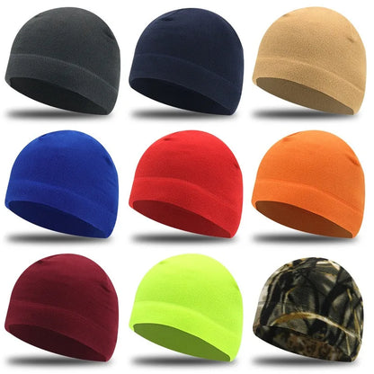 Outdoor Fleece Hat Men Winter Hat Tactical Hat Camping Beanies fishing Women Warm Windproof Cycling Hunting Hat
