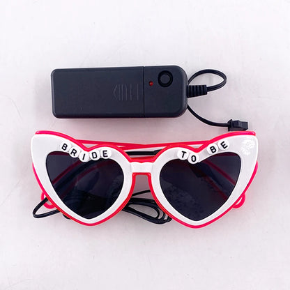Gafas LED “Just Married” – Regalo Divertido Novios