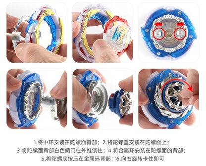 Burst B169 B186 B200 B206 B185 B180  High Performance Spining Top Battling Gyro Toy For Children Brinquedos