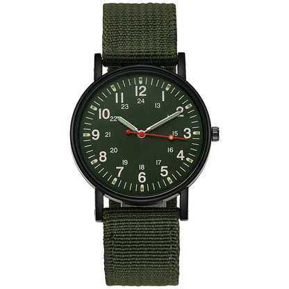 Reloj Militar Hombre – Deportivo, Cuarzo, Nylon y Luminiscente
