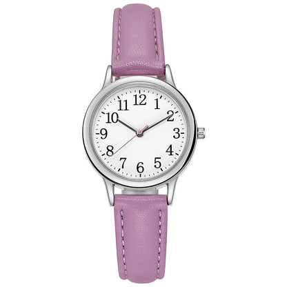 Reloj Retro Mujer – Pequeño, Cuarzo y Correa Fina de Cuero