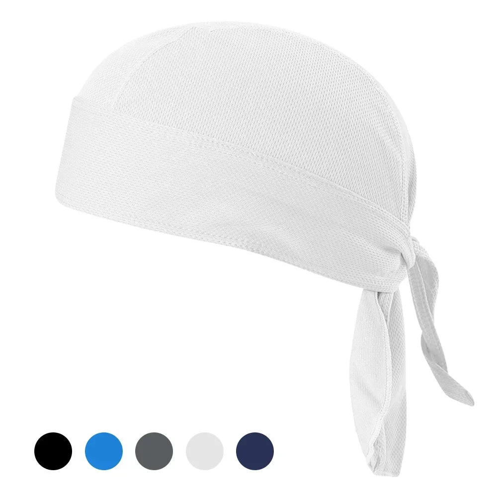 Bicycle Sweat-wicking Cap Beanie Cap Cycling Headscarf Headband Quick-dry Pirate Hat Beanie Hat for Outdoor Cycling Motorcycling