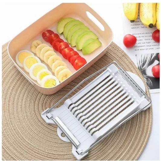 Multifunctional Luncheon Meat Slicer Stainless Steel Fruit Slicer Household Egg Hot Dog Cheese Slicer Kitchen Tools