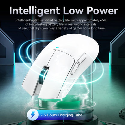 Ratón Gaming Attack Shark X11 – Tri-Mode (BT/2.4G/Cable) con RGB y Base de Carga Magnética