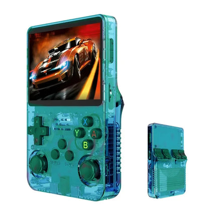 R36S Consola Retro Portátil – 3.5" | Linux Open Source | 128GB de Juegos