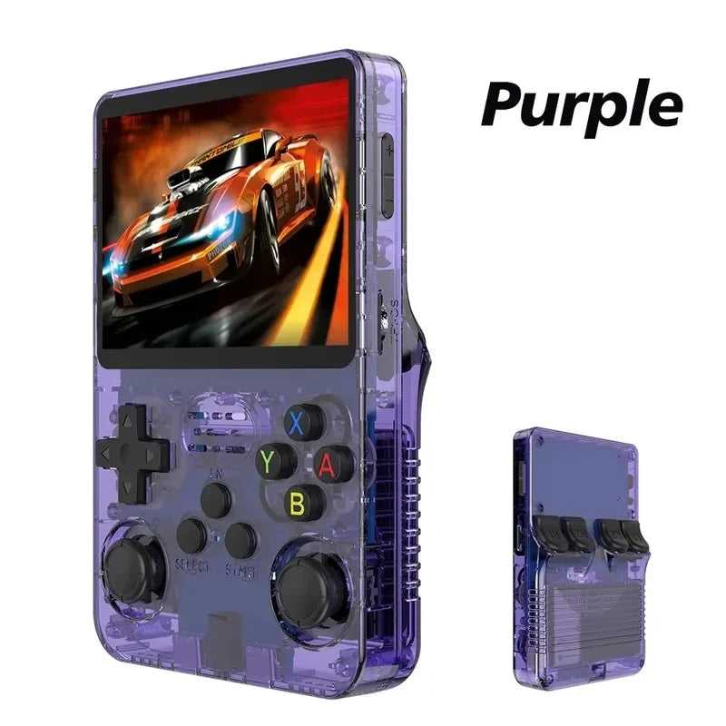 R36S Consola Retro Portátil – 3.5" | Linux Open Source | 128GB de Juegos