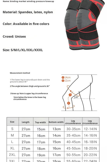 1 Piece Knee Pad, Nylon Sport Knee brace , Running, Fitness, Weightlifting, Cycling, Basketball, Outdoor, Knee Joint Compression