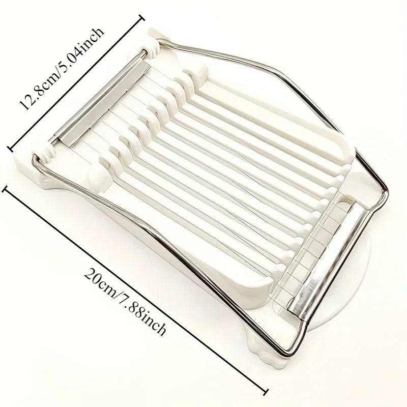 Multifunctional Luncheon Meat Slicer Stainless Steel Fruit Slicer Household Egg Hot Dog Cheese Slicer Kitchen Tools