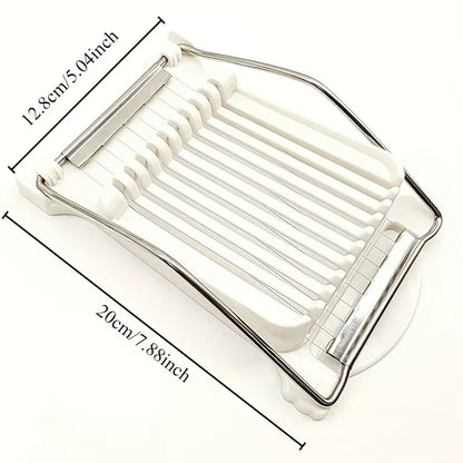 Multifunctional Luncheon Meat Slicer Stainless Steel Fruit Slicer Household Egg Hot Dog Cheese Slicer Kitchen Tools
