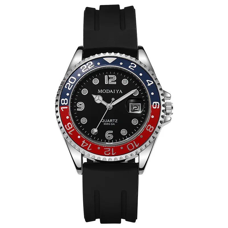 Reloj Deportivo para Hombre 2025 – Lujo Militar de Acero Completo, Cuarzo de Alta Gama.