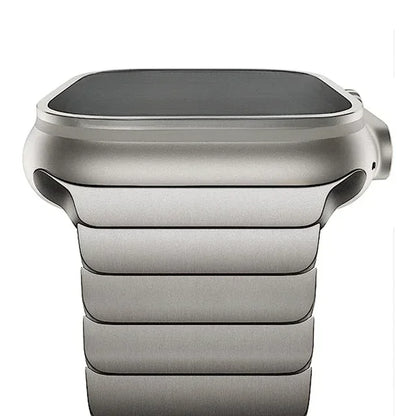 Correa de Titanio para Apple Watch – Acero Inoxidable Compatible con Series 3 al 11 y Ultra