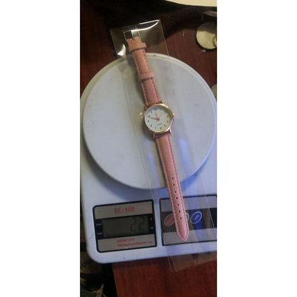 Reloj Mujer – Lujo, Cuarzo, Correa de Cuero y Manecillas Luminiscentes