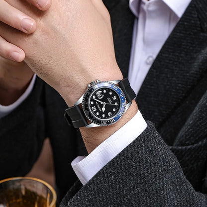 Reloj Deportivo para Hombre 2025 – Lujo Militar de Acero Completo, Cuarzo de Alta Gama.