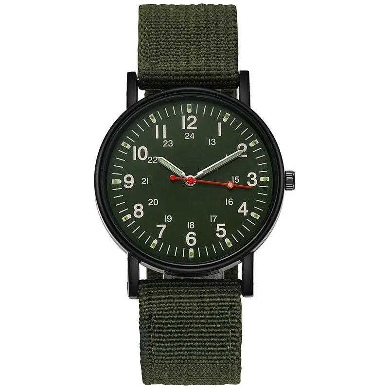Reloj Militar Hombre – Deportivo, Cuarzo, Nylon y Luminiscente