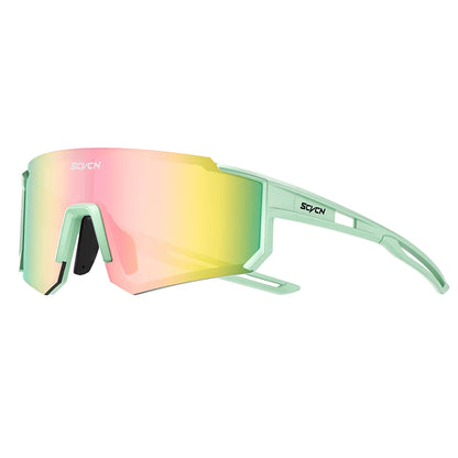 SCVCN Women Sports Sunglasses Pink Fashion Cycling Glassesfor Men Street Shades Driving UV400 Bike Bicycle Hiking Golf  Baseball