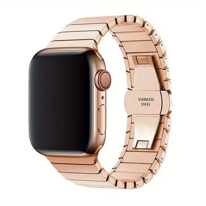 Correa de Titanio para Apple Watch – Acero Inoxidable Compatible con Series 3 al 11 y Ultra