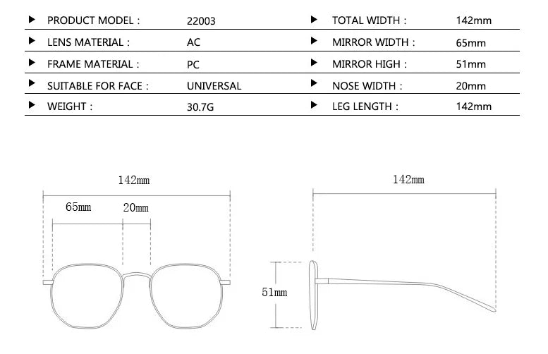 Gafas Retro Personalizadas 2023 – Estilo Europeo/USA