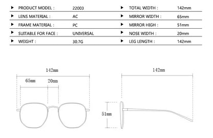 Gafas Retro Personalizadas 2023 – Estilo Europeo/USA
