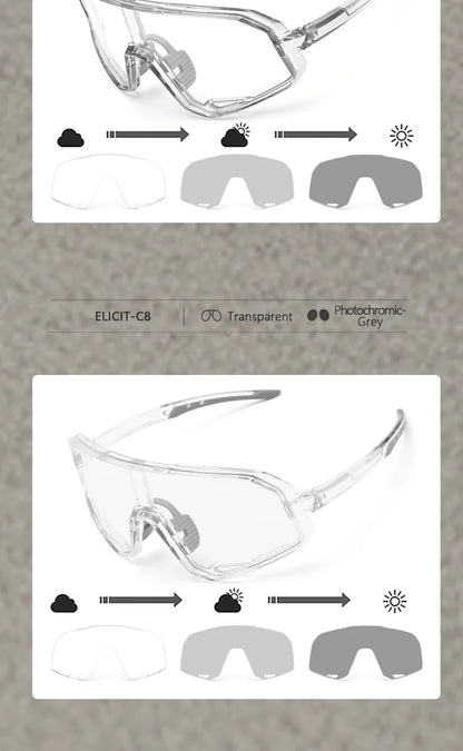 Gafas Ciclismo ELICIT – UV400 y Fotocromáticas
