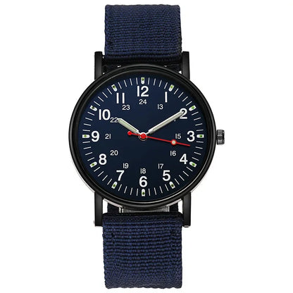 Reloj Militar Hombre – Deportivo, Cuarzo, Nylon y Luminiscente