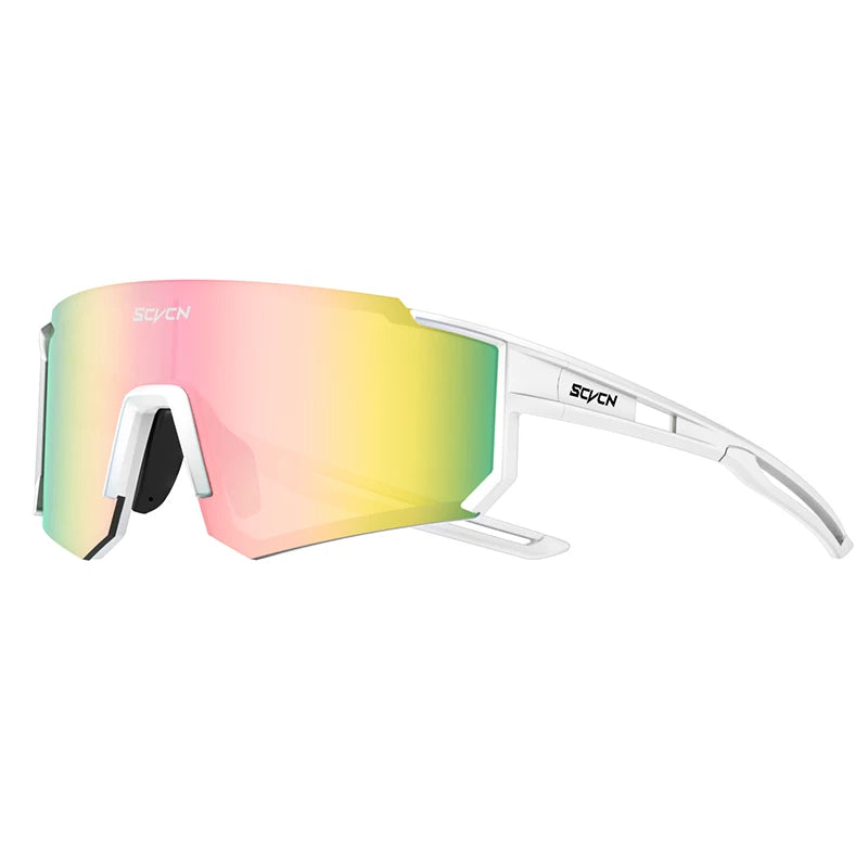 SCVCN Women Sports Sunglasses Pink Fashion Cycling Glassesfor Men Street Shades Driving UV400 Bike Bicycle Hiking Golf  Baseball