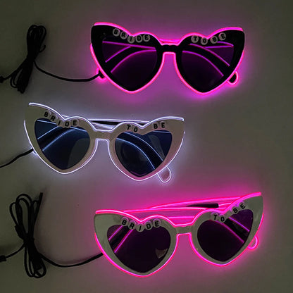 Gafas LED “Just Married” – Regalo Divertido Novios