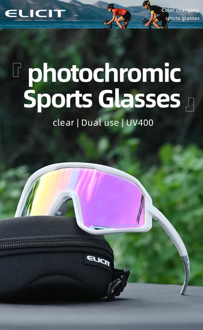 Gafas Ciclismo ELICIT – UV400 y Fotocromáticas
