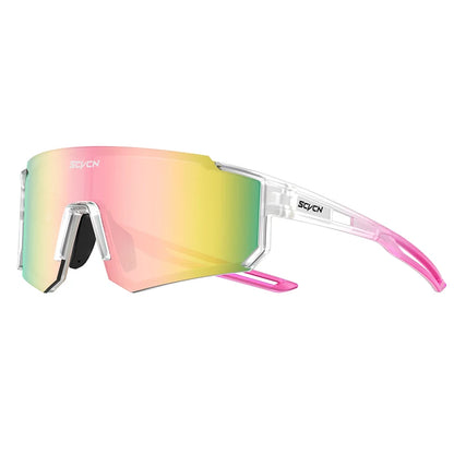 SCVCN Women Sports Sunglasses Pink Fashion Cycling Glassesfor Men Street Shades Driving UV400 Bike Bicycle Hiking Golf  Baseball