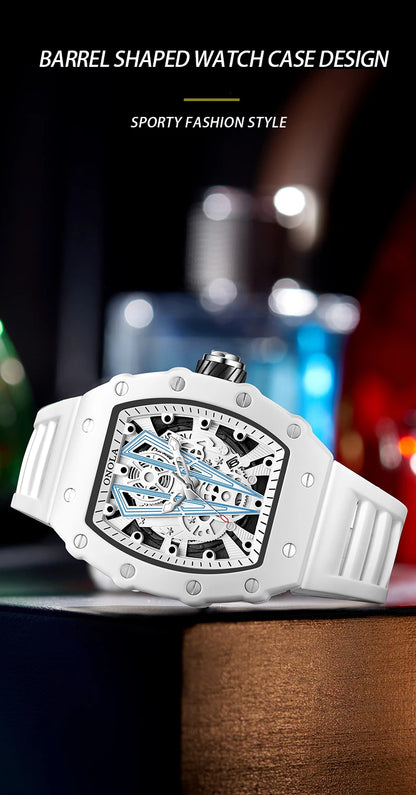 Reloj ONOLA para Hombre – Cuarzo, Resistente al Agua y Correa de Silicona
