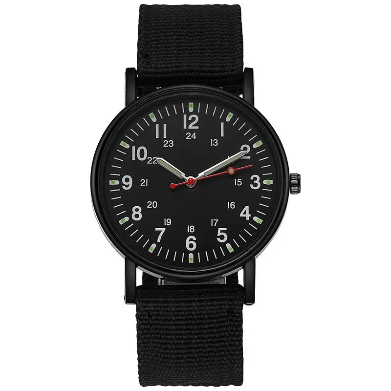 Reloj Militar Hombre – Deportivo, Cuarzo, Nylon y Luminiscente