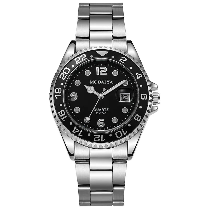 Reloj Deportivo para Hombre 2025 – Lujo Militar de Acero Completo, Cuarzo de Alta Gama.