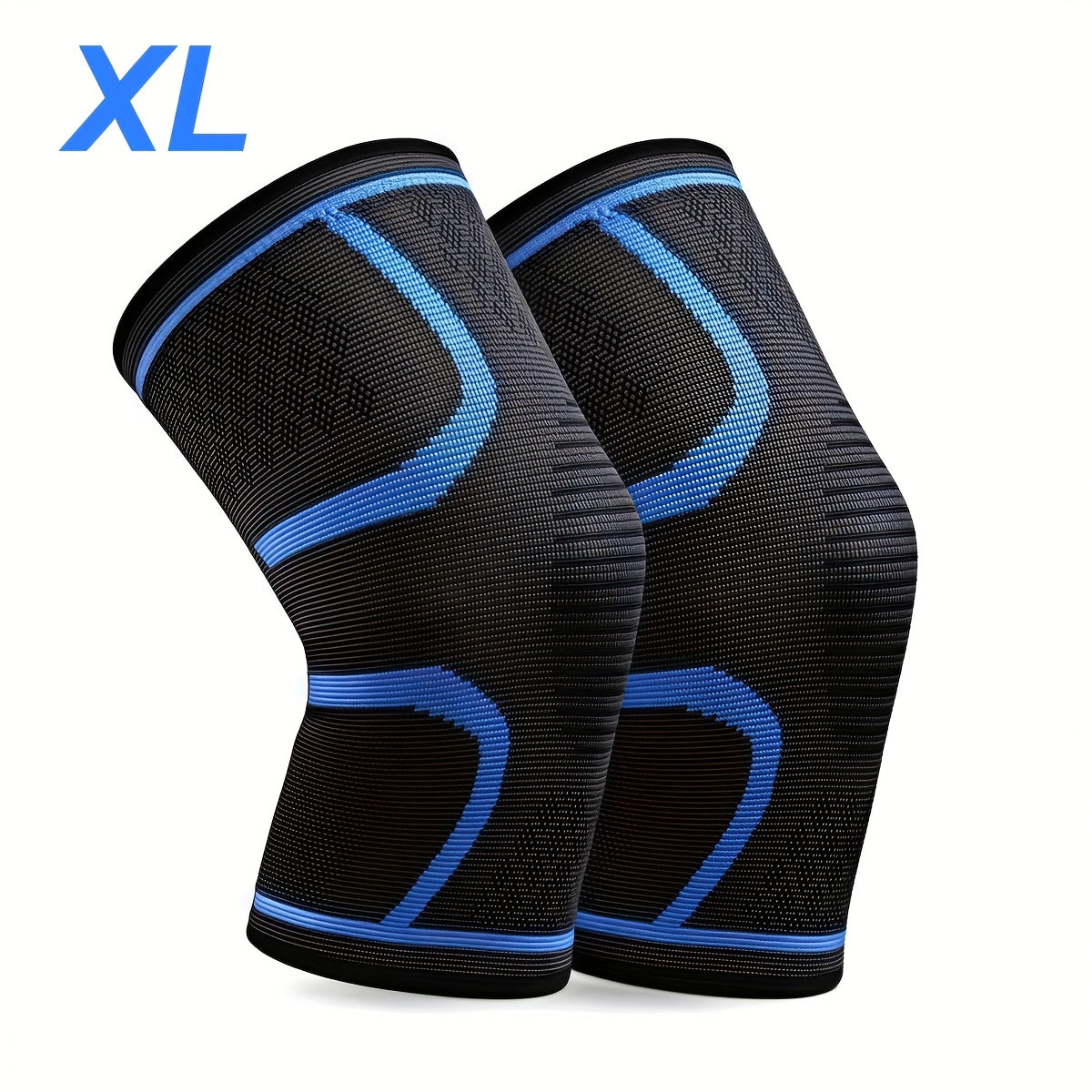 Pack 2 Rodilleras Elásticas – Soporte Deportivo Antideslizante y Transpirable para Hombres y Mujeres