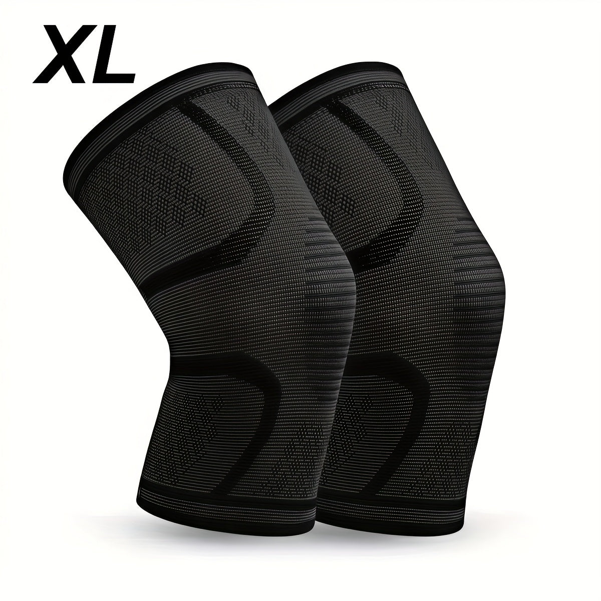 Pack 2 Rodilleras Elásticas – Soporte Deportivo Antideslizante y Transpirable para Hombres y Mujeres