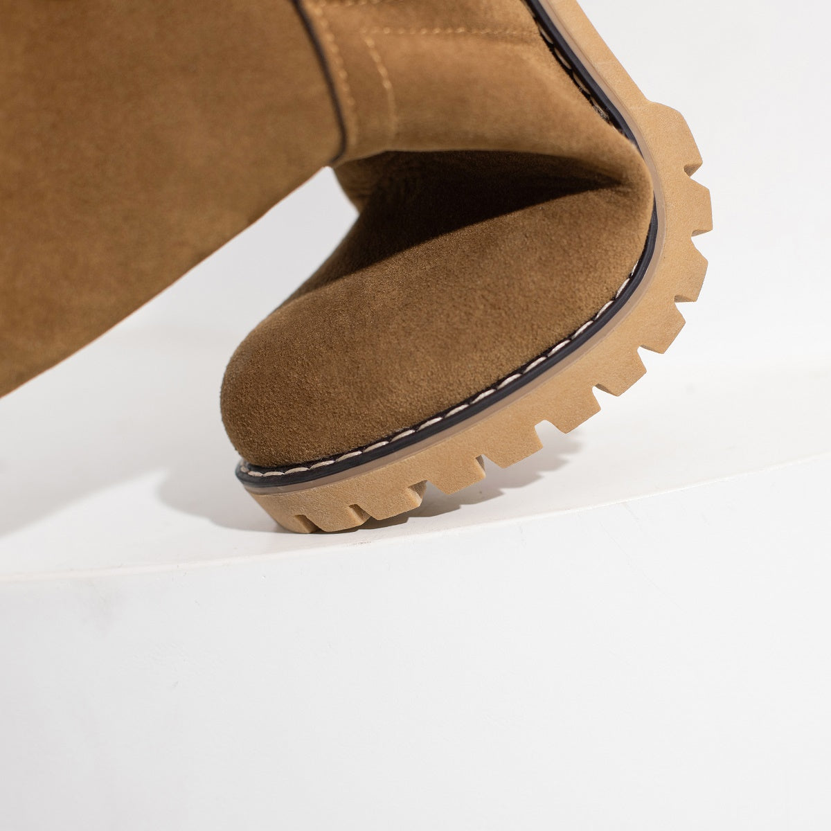 Botas de Mujer con Forro de Piel Sintética – Botines de Tacón Cuadrado y Fácil de Calzar